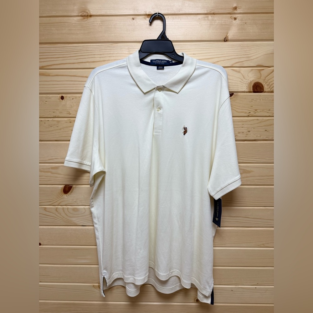 U.S. Polo Assn. Men's Cream Polo Shirt